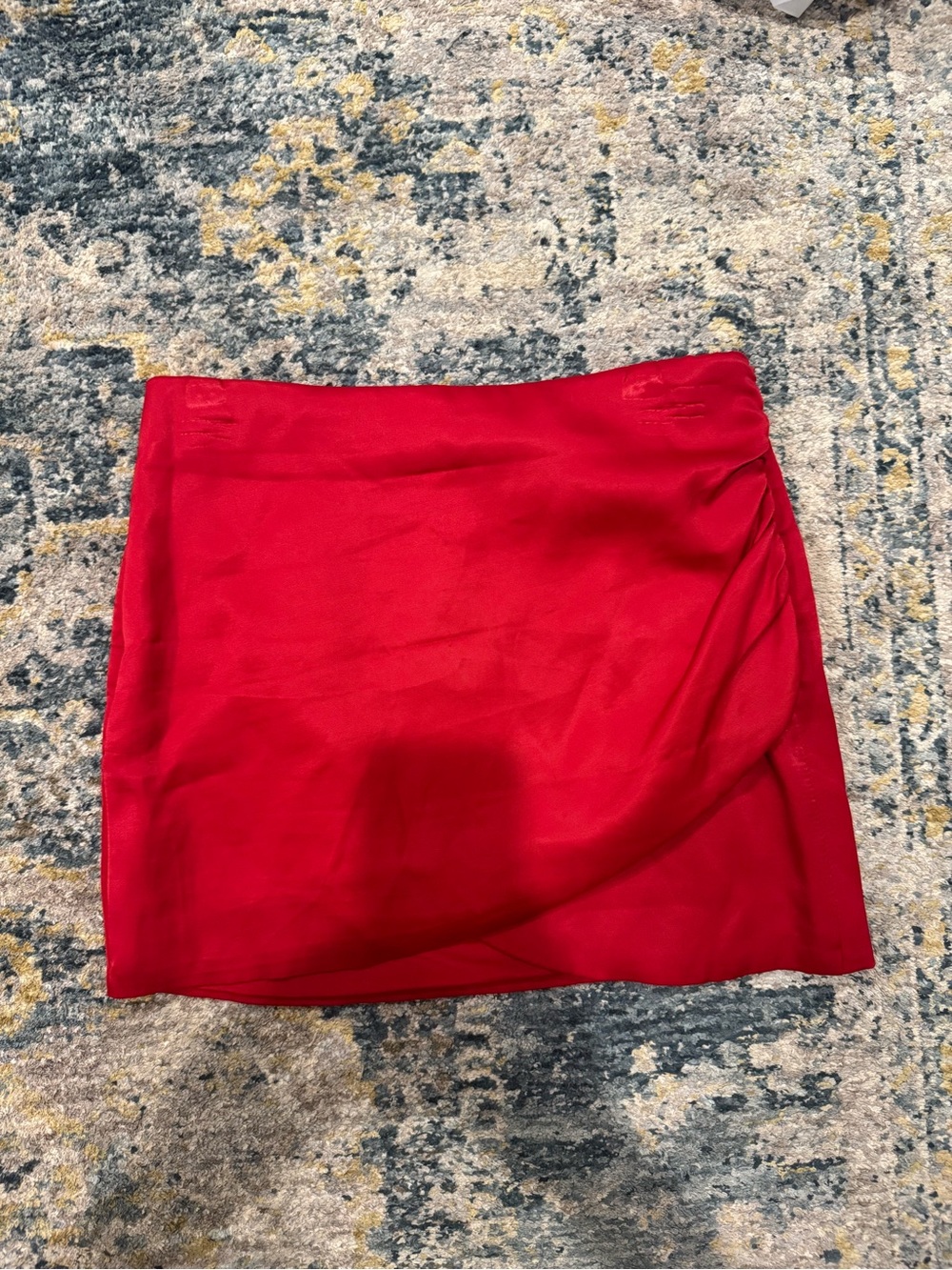 Zara Red Women's Mini Skirt